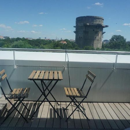 Augartenblick Penthaus 14 - Blick Zum Riesenrad Bécs Kültér fotó