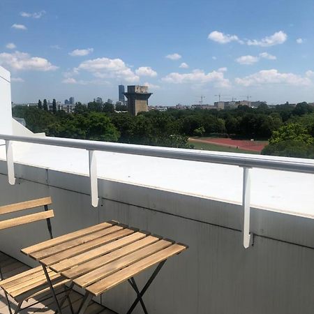 Augartenblick Penthaus 14 - Blick Zum Riesenrad Bécs Kültér fotó