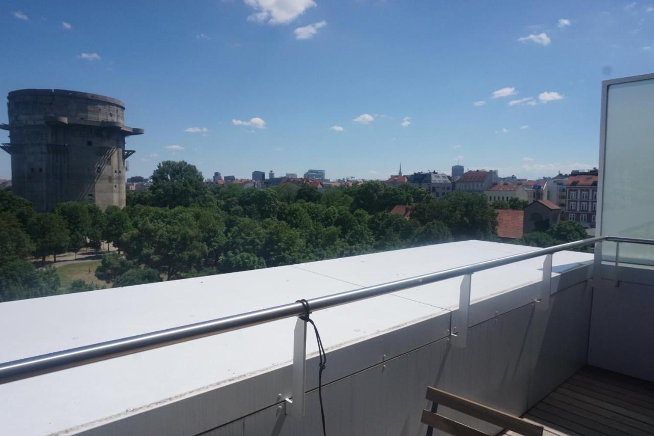 Augartenblick Penthaus 14 - Blick Zum Riesenrad Bécs Kültér fotó