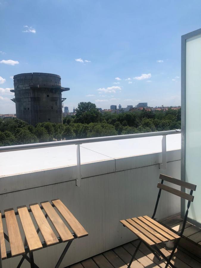 Augartenblick Penthaus 14 - Blick Zum Riesenrad Bécs Kültér fotó