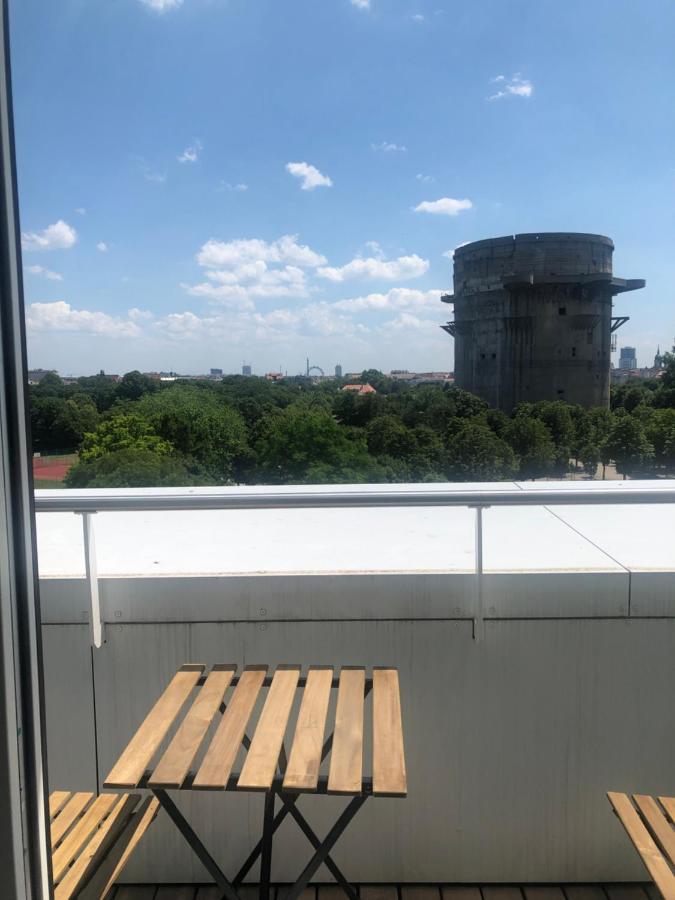 Augartenblick Penthaus 14 - Blick Zum Riesenrad Bécs Kültér fotó
