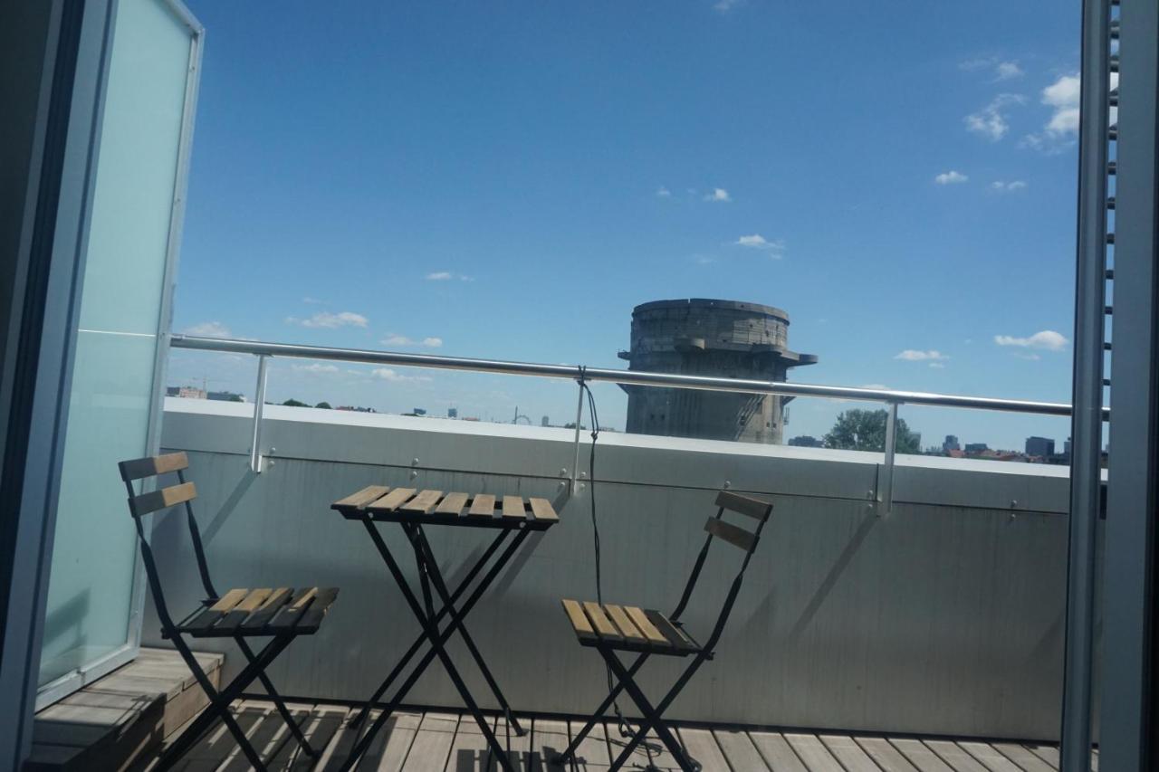 Augartenblick Penthaus 14 - Blick Zum Riesenrad Bécs Kültér fotó