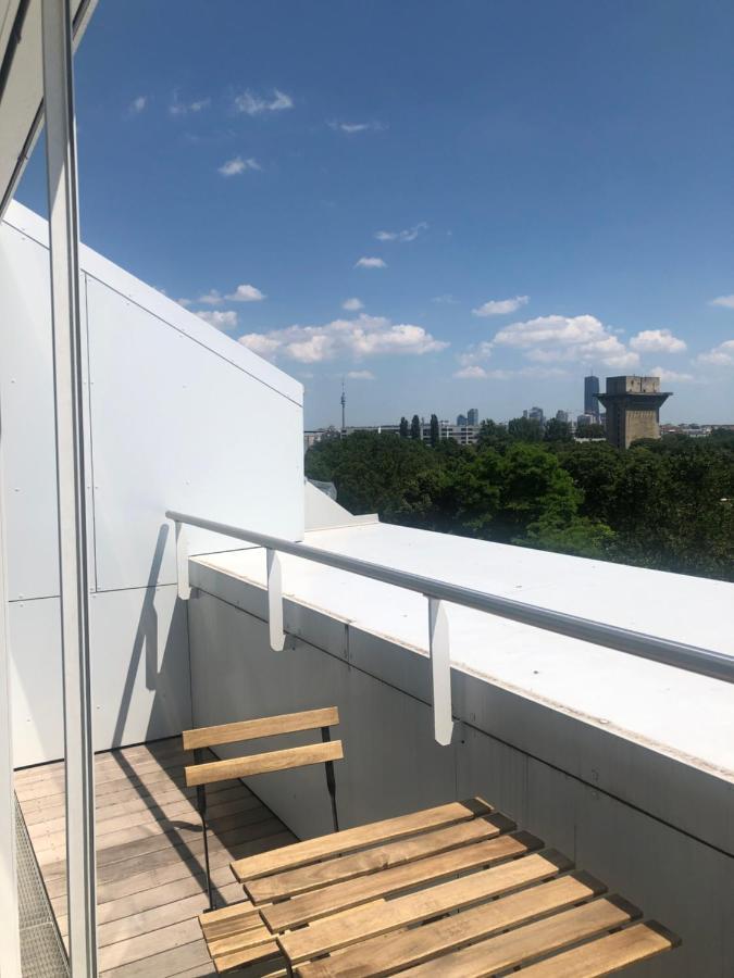 Augartenblick Penthaus 14 - Blick Zum Riesenrad Bécs Kültér fotó